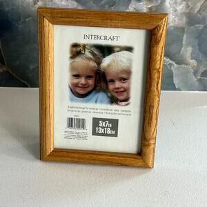 Intercraft Picture Photo Frame Wooden 5 x 7 in Portrait Tabletop